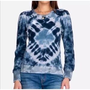 Johnny Was Amanda Bond Tie Dye Pullover Sweatshirt Terry cloth XS